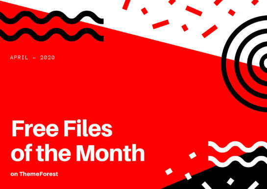 Free Files Of The Month On ThemeForest April 2020 Themes Listing